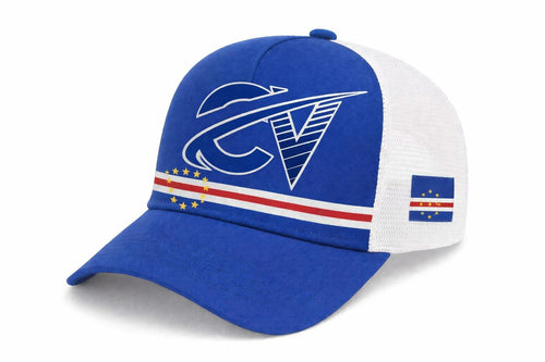 Cape Verde blue and white cap